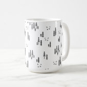 Mug Motif d'art de Forest Line (Devant droit)
