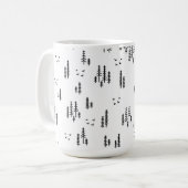 Mug Motif d'art de Forest Line (Devant gauche)