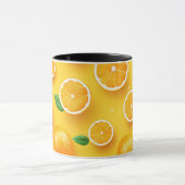 Mug Motif d'art de fruit d'agrumes moderne mignon uniq (Centre)