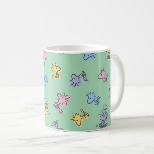 Mug Motif d'art de la Pop de sucre Woodstock (Devant droit)