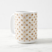 Mug Motif d'art déco d'or (Devant gauche)