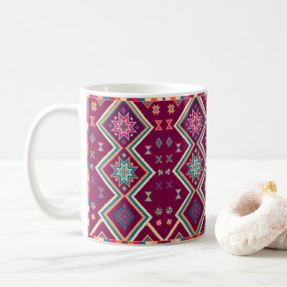 Mug Motif d'art folklorique géométrique sud-ouest Plum