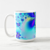 Mug Motif d'art fractal Abstrait (Gauche)