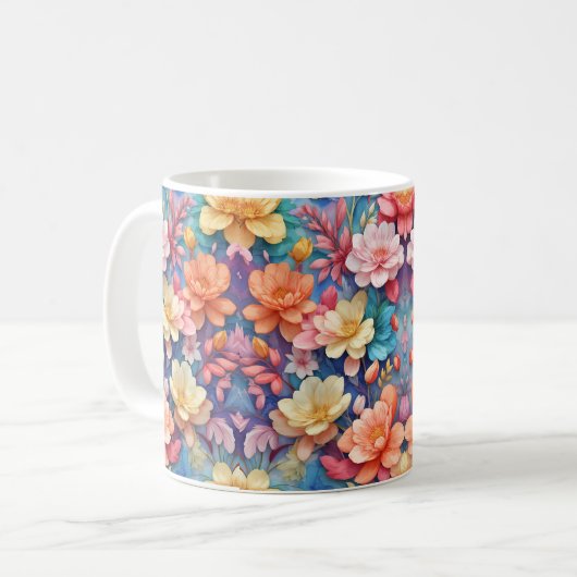 Mug Motif d'art moderne dynamique (Devant gauche)