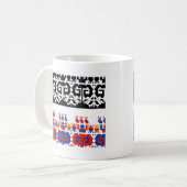 Mug Motif d'art populaire bulgare (Devant gauche)