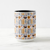 Mug Motif d'art populaire d'oiseau d'automne (Centre)
