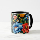 Mug motif d'art populaire ukrainien (Devant droit)