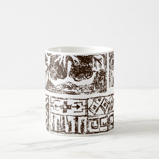 Mug Motif d'art tropical autochtone hawaïen (Centre)