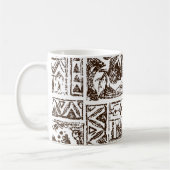 Mug Motif d'art tropical autochtone hawaïen (Gauche)