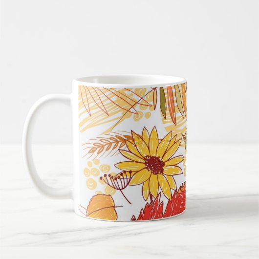 Mug Motif d'automne (Gauche)
