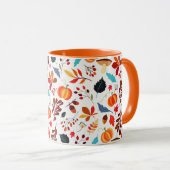 Mug Motif d'automne (Devant droit)