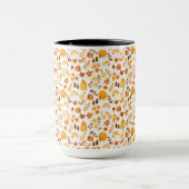 Mug Motif d'automne avec Citrouille, Feuille : Eléganc (Centre)