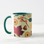 Mug Motif d'automne coloré (Gauche)