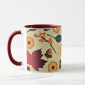 Mug Motif d'automne coloré (Gauche)