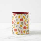 Mug Motif d'automne feuille colorée (Centre)