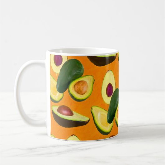 Mug Motif d'avocat peint (Gauche)