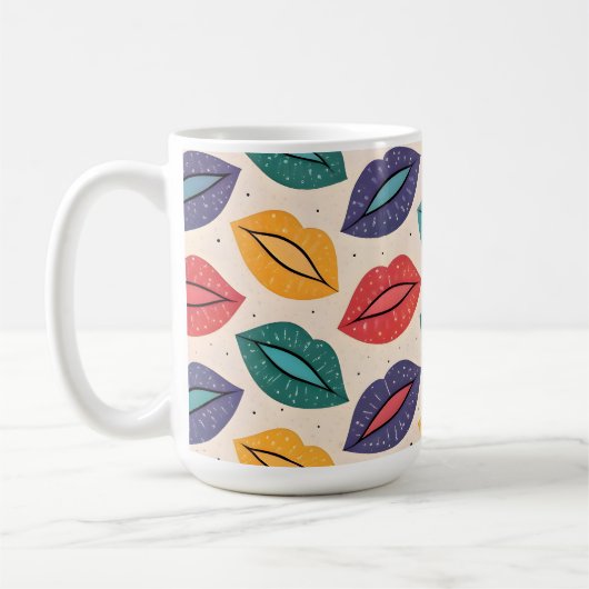 Mug Motif de baiser (Gauche)
