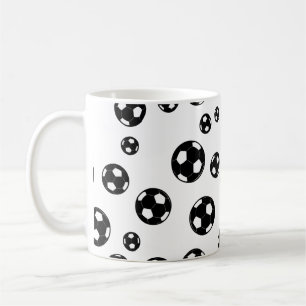 Mug Motif de balle de football / football aux couleurs
