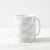 Mug Motif de balle de golf (Devant droit)