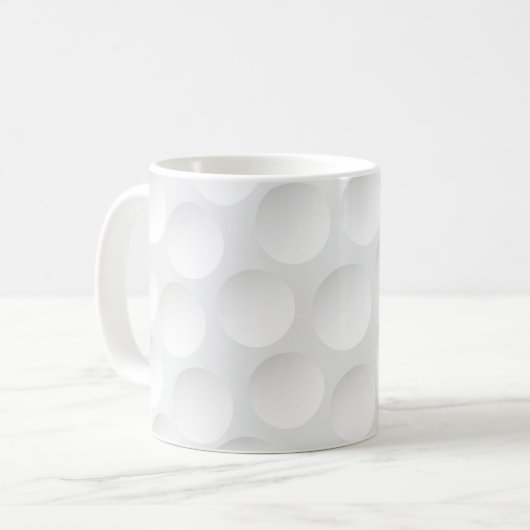 Mug Motif de balle de golf (Devant gauche)
