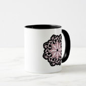 Mug Motif de ballet (rose) (Devant droit)