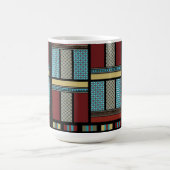 Mug Motif de bande de blocs mexicain 1 (Centre)