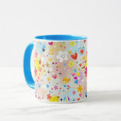 Mug motif de bande dessinée d'amusement (Devant gauche)