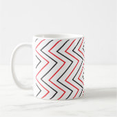 Mug Motif de bande verticale Chevron (Gauche)