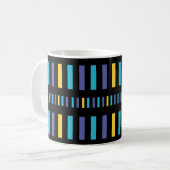 Mug Motif de bandes Abstraites (Devant gauche)