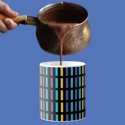 Mug Motif de bandes Abstraites