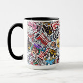 Mug Motif de bandes dessinées de College (Gauche)