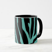 Mug Motif de bandes d'impression Zebra customisé (Devant droit)