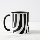 Mug Motif de bandes d'impression Zebra customisé (Gauche)