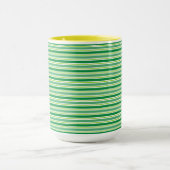 Mug Motif de bandes vertes de la Saint-Patrick-54608 (Centre)