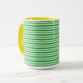 Mug Motif de bandes vertes de la Saint-Patrick-54608 (Devant gauche)