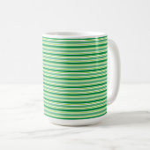 Mug Motif de bandes vertes de la Saint-Patrick-54608 (Devant droit)