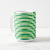 Mug Motif de bandes vertes de la Saint-Patrick-54608 (Devant gauche)