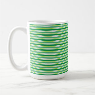 Mug Motif de bandes vertes de la Saint-Patrick-54608