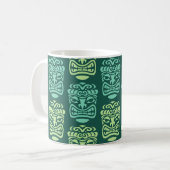 Mug Motif de bar de plage rétro Tiki (Devant gauche)