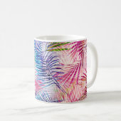 Mug Motif de basculement Feuilles d'aquarelle Abstrait (Devant droit)