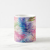 Mug Motif de basculement Feuilles d'aquarelle Abstrait (Centre)