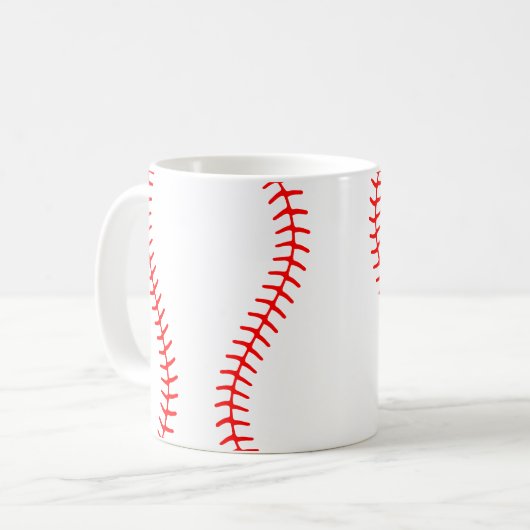 Mug Motif de baseball (Devant gauche)