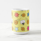 Mug Motif de basket amusant (Centre)