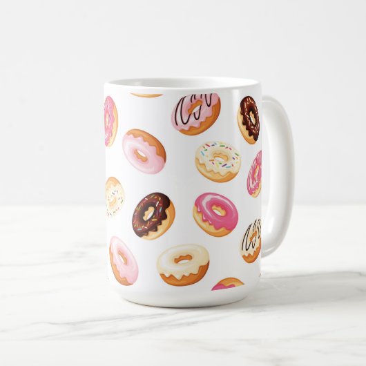 Mug Motif de beigne douce (Devant droit)