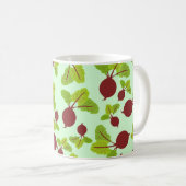 Mug Motif de betteraves (Devant droit)