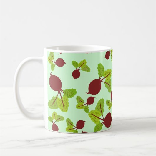 Mug Motif de betteraves (Gauche)
