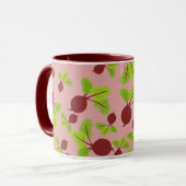Mug Motif de betteraves (Devant gauche)