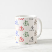 Mug Motif de bicyclette rétro (Devant droit)