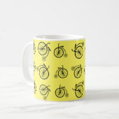 Mug Motif de bicyclette rétro (Devant gauche)