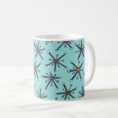 Mug Motif de biologie Abstraite rétro moderne (Devant droit)